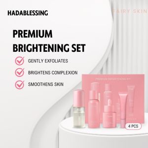 Fairy Skin Premium Brightening Kit  Complete 4-Step Skincare Set  Dark Spots Dull Skin & Uneven