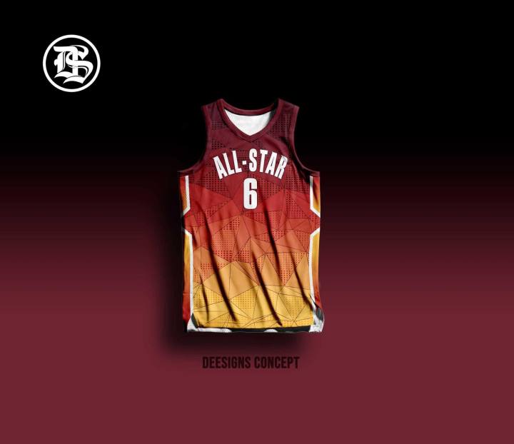 Red and best sale gold basketball jersey