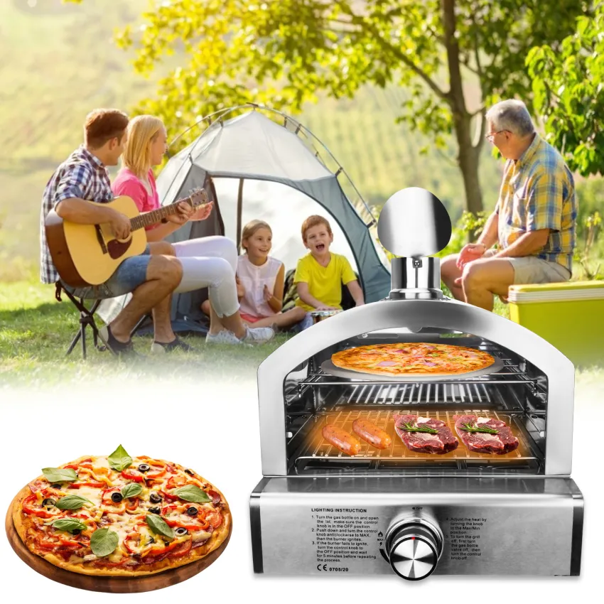 Dutch Oven FICISOG Outdoor Pizza Oven, 16
