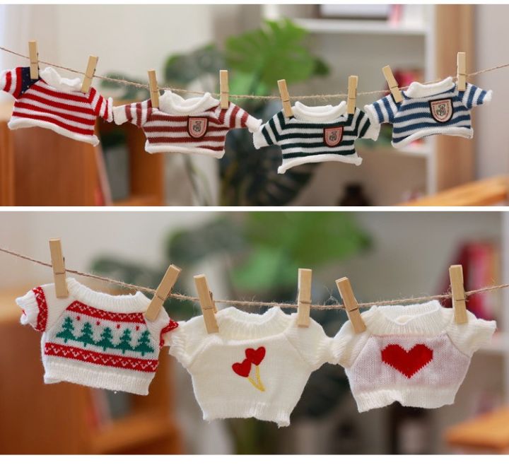 Áo len, phụ kiện xinh xắn để mặc cho Gấu bông (thú nhồi bông) 30cm ...