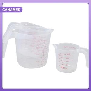 【CANAMEK】 High quality plastic measuring jug large capacity scale cup 250 500 1000ml