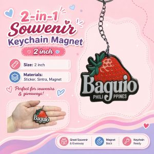 Travel BAGUIO Local Places Collectible Mini Keychain Premium Souvenir Travel Gift Key Ring