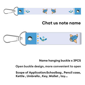 WEFILM Móc Khóa Nhãn Tên Tùy Chỉnh Cho Trẻ Em Để Nhận Dạng Quần Áo Túi Xách Trẻ Em Và Tất Cả Các Vật Dụng Cá Nhân