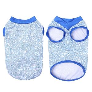 Con chó tấm làm mát cho các hoạt động ngoài trời V cổ thiết kế vải thoáng khí mùa hè sử dụng kích thước lớn