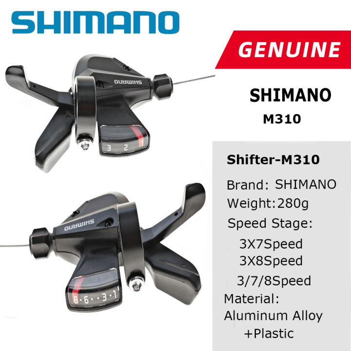 SHIMANO SL-M310 7/8 Speed Shifter MTB Mountain Bicycle 3x8/7Speed ...