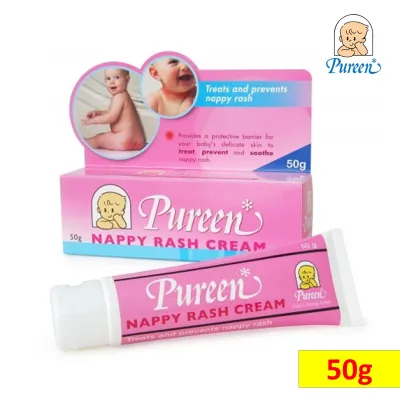 Pureen Nappy Rash Cream 50/100g Baby Skin Relief/ Purest Organic Soothing Nappy Diaper Cream 30ml (Travel Pack)