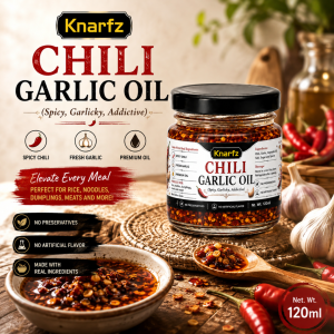 Knarfz Chili Garlic Oil 100g