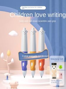 Bear pencil positive posture pen childrens corrected holding posture automatic primary school students kindergarten point