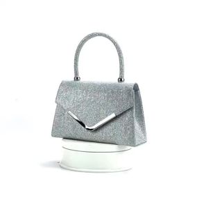 New Shiny Color Women's Casual Fashion Small Square Bag: Mini Shoulder Bag & Evening Party Bag