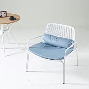 CraftedLiving SG- Chair Outdoor Chair Back Chair Modern Simple Chair Balcony Leisure Chair ins Coffee Chair