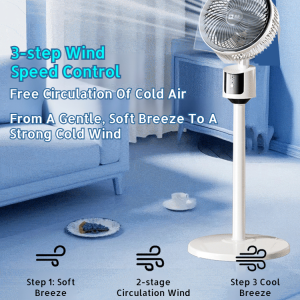 Ultra-Quiet Floor-Standing Energy-Saving Circulation Fan/Usb Interface Remote Control Floor Fan