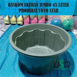 (Murah Meriah) Baskom atau Waskom Ukuran Jumbo 45 Liter Produksi YOYO STAR