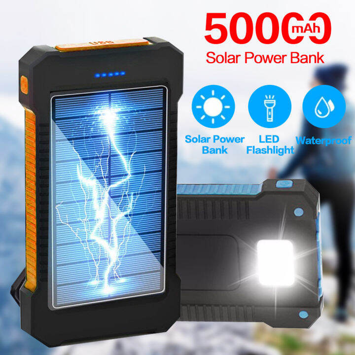 Remax Solar Powerbank 50000mah Original Brand 2.1A Power Bank Portable ...