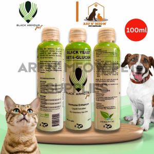 100ml Black Armour Pet Immune Booster All Stages Adult Kitten Puppy Pet Essentials Supplements