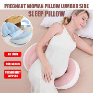 Pregnancy Pillows Multi-use Women U-Shaped Waist Back Pregnancy Pillow Mother Waist Pillow Detachable and Adjustable Sleepers Back Protect Mat Pregnant Pillow Supporting Back Waist & Belly