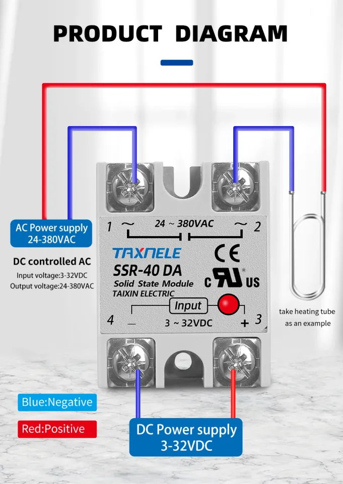 Solid State Relay SSR-25AA - 3-32V DC To 24-380V AC Switching