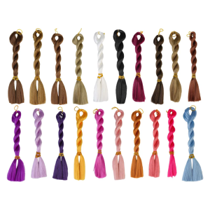 Tóc Giả Tóc Giả 60Cm Chiều Dài Chịu Nhiệt Tổng Hợp lông bằng vải Sợi Cho Tạo Kiểu Tóc Và búp bê sáng tạo Trang Điểm