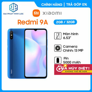 Điện thoại Xiaomi Redmi 9A (2GB/32GB) - Hàng Chính Hãng Mới 100% Nguyên Seal | Bảo hành 12 tháng GZ25