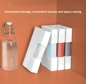 Garbage Bag Storage Box Desk Organizer Wall Mounted Holder For Kitchen Trash Bags Bedroom Drawer