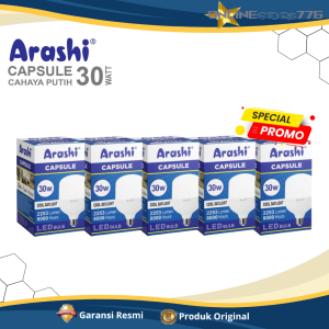 Arashi Lampu LED Capsule 45W Cahaya Putih Terang PROMO ISI 5PCS - GARANSI 1 TAHUN By HANNOCHS