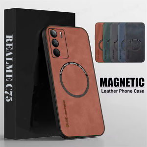 Case REALME C75 Casing Magsafe Luxury Magnetic