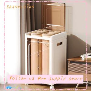 🎁【Special price】🎁Sha กล่องเก็บของอเนกประสงค์พับได้กล่องเก็บของจิปาถะพลาสติกอุปกรณ์จัดระเบียบพร้อมฝาปิด