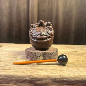Rosewood Fish   Decompression Solid Wood Portable Chinese Percussion Instrument Buddhist Supplies Temple Home Use Fish Carving   Chinese block [ Free Shipping ]
