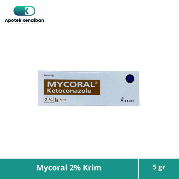 MYCORAL 2% KETOCONAZOLE KRIM 5 GR / SALEP ANTI JAMUR