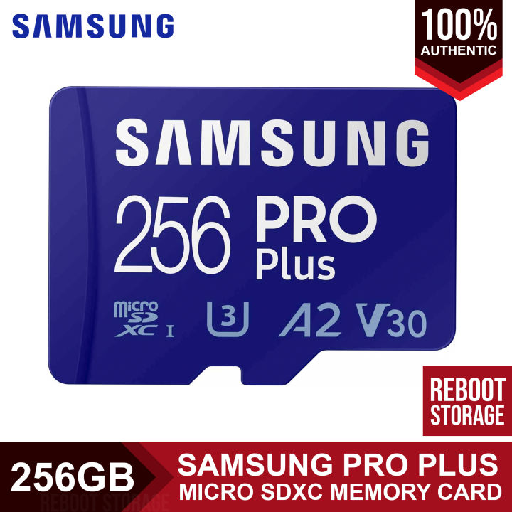 Samsung 256GB PRO Plus micro SDXC MB-MD256SA Memory Card UHS-I V30