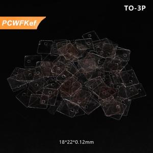 【PCWFKef】 100 cái để 220 mica cách nhiệt Pad cách nhiệt để 220 cách nhiệt tấm Silicone mica tấm cách nhiệt