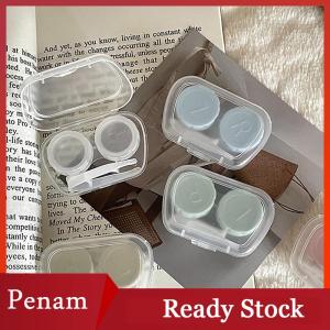 [PAM] Contact Lens Box Prevent Leakage Transparent Lens Cover Container Contact Lens Holder Companion Box Care Box Portable Travel