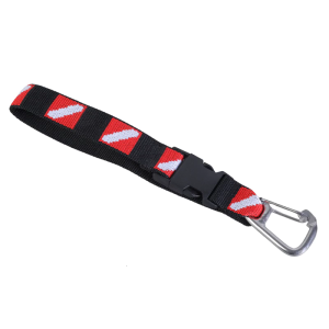 Scubas Lanyard Clip with Webbings Strap Quickly Release Buckles AntiLost Lanyard Strap Nylon Scubas Diving Lanyard Strap