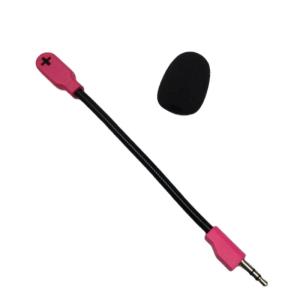 Kim loại cao cấp 3.5mm Microphone thay thế cho Tai nghe không dây và điện thoại thông minh Tai nghe chụp tai chơi Game mics