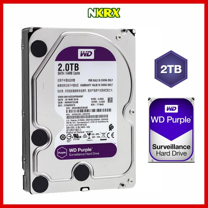 Western Digital WD Purple 2TB Surveillance Hard Disk Drive