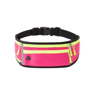 Running Belt Bag Waist Pack Jogging Bag Marathon Gym Cellphone Holder Sports Mobile Pouch Adjustable Waterproof Outdoor Waist Pack