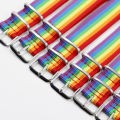 Dây đồng hồ Nato màu sắc cầu vòng độc lạ chất liệu nylon. 