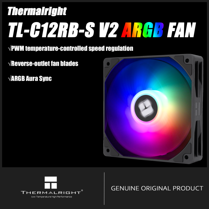 Processeur Amd Ryzen 7 5800x Thermalright TL-C12RB-S V2 Boîtier De Ventilateur Pour Processeur PWM 4 Broches Avec Ouverture ARGB Vitesse 1500 Tr/min Ventilateur Inversé (120 Mm, Noir Ventilateur 120mm PWM Processeur Amd Ryzen 7 5800x Thermalright TL-C12RB-S V2 Boîtier De Ventilateur Pour Processeur PWM 4 Broches Avec Ouverture ARGB Vitesse 1500 Tr/min Ventilateur Inversé (120 Mm, Noir Ventilateur 120mm PWM