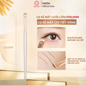 Cọ kẻ mắt lưỡi liềm vàng cọ kẻ viền mắt dưới cọ kẻ eyeliner chi tiết