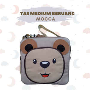Tas Bayi Multifungsi Ukuran Sedang Motif Beruang