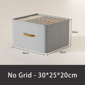 JustLiving ที่จัดระเบียบตู้เสื้อผ้ากล่องใส่เสื้อผ้าพับได้ที่จัดระเบียบในตู้เสื้อผ้าช่องความจุขนาดใหญ่กล่องเก็บของในบ้านองค์กรสะดวกกล่องเก็บของใช้ในบ้านประหยัดพื้นที่