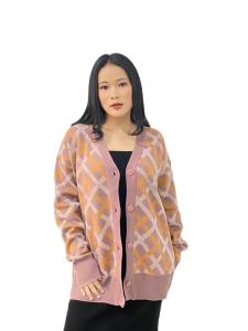 Cardigan oversize valerie rajut atasan wanita