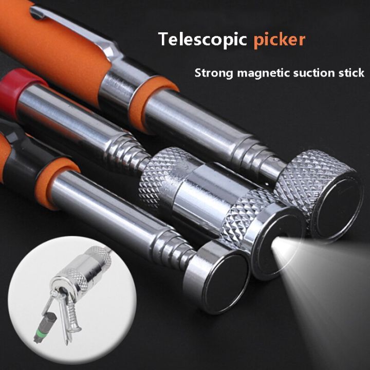 [HOT] Telescopic Pen with Light Mini Portable Pick Up