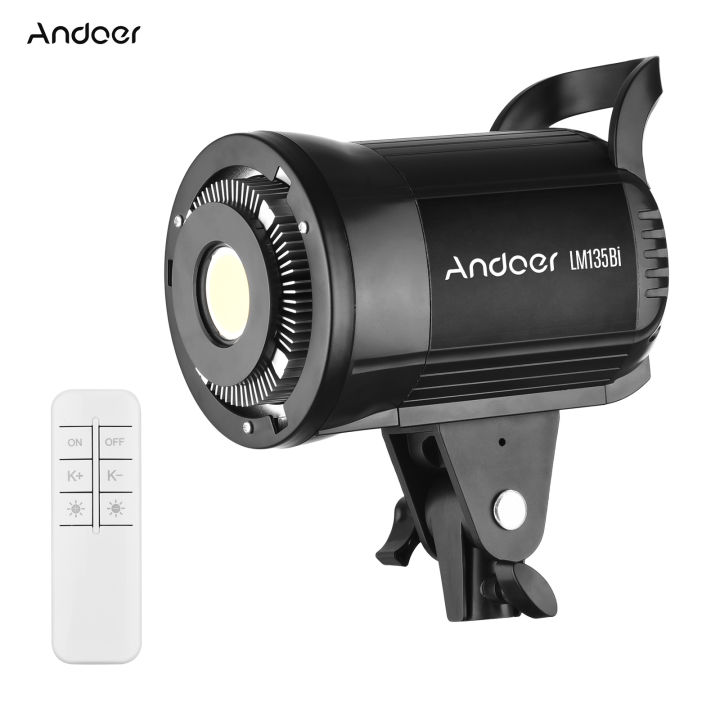 HOT SALE】Andoer LM135Bi Portable LED Photography Fill Light 135W