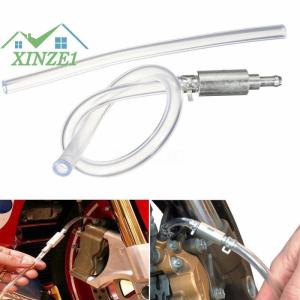 XZ✨✨✨ Ly Hợp Phanh Bleeder Hose Một Cách Van Ống Chảy Máu Công Cụ Kit Xe Máy Xe Ô Tô