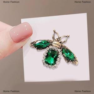 [COD] Home Fashion Vintage Bee Rhinestone Brooch For Women Retro Insect Breast Pin Clothes Corsage Ladies Party Dress Ornaments Jewelry