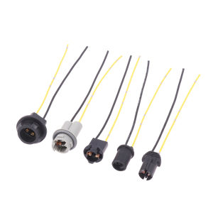 [caichuitan] 2ชิ้น T13 T10 T15ผู้ถือหลอดไฟอ่อนอะแดปเตอร์สายเคเบิลขั้วต่อหลอดไฟ LED ซ็อกเก็ตฐานเสียบหลอดไฟ