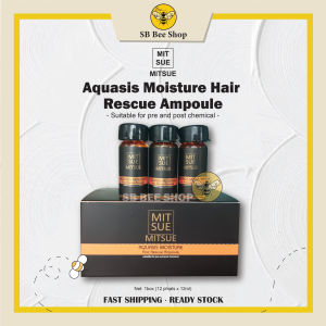 Mitsue Aquasis Moisture Hair Rescue Ampoule (12 phials x 12ml) (1box)