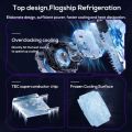 MEMO DL16 Cooling Fan Cooler Gaming Smart AI Radiator Semiconductor LED Indicator RGB Light. 