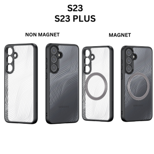 DUX DUCIS AIMO MAGNETIC MAGSAFE FROSTED RINGSTAND Matte Samsung Galaxy S25 Edge Ultra Plus S24 FE S24 Ultra S24 Plus S23 FE Ultra Plus A17 A16 A36 A15 A55 A56 5G 4G Phone Case Cover Casing