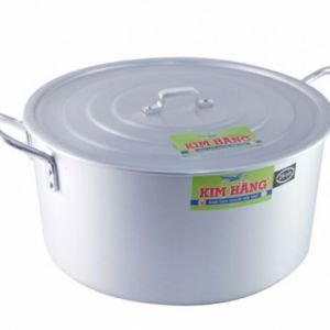 Nồi nhôm xi bóng cao cấp Kim Hằng đủ size từ 16-50cm chinch hãng thương hiệu uy tính